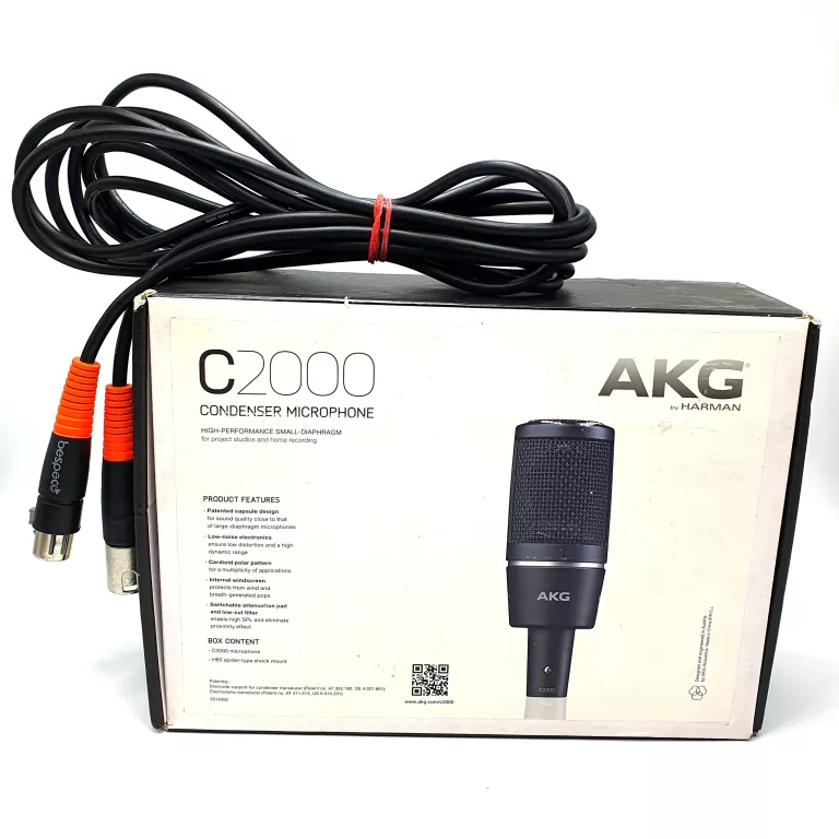 MIKROFON POJEMNOŚCIOWY AKG C 2000 / KOMPLET