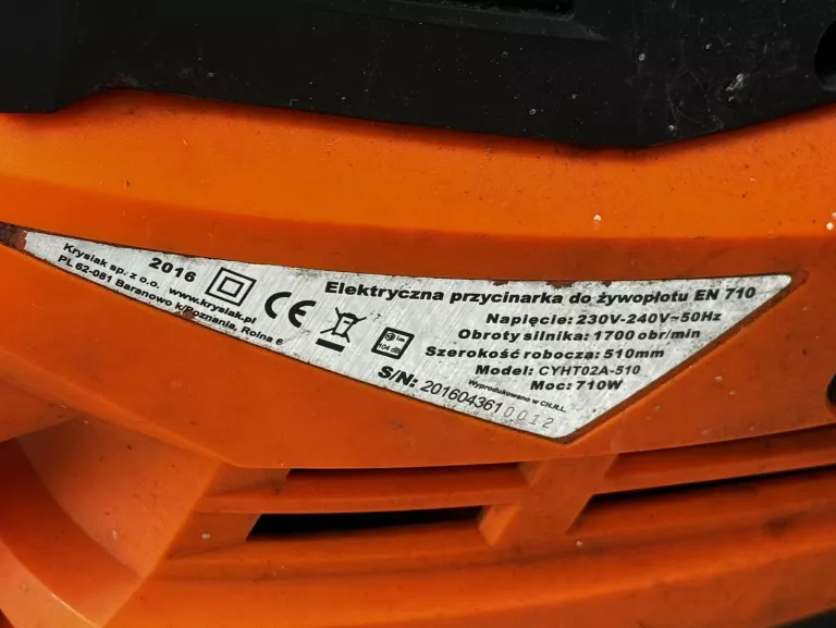 NOŻYCE ELEKTRYCZNE SIECIOWE LIDER EN 720