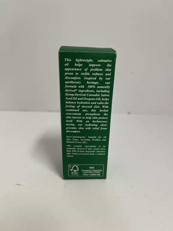 KIEHL'S CANNABIS SATIVA SEED OIL HERBAL CONCENTRATE -OLEJEK KOJĄCY