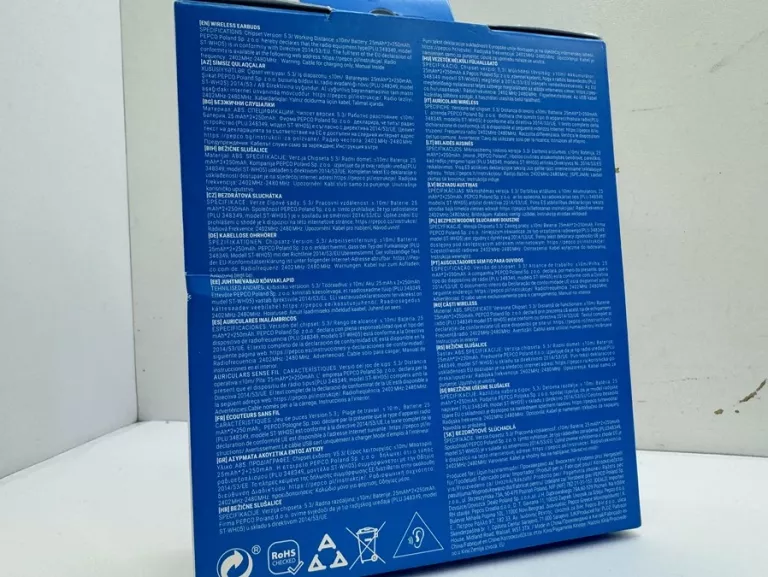 DASOUNDS WIRELESS BUDS SŁUCHAWKI BEZPRZEWODOWE CZARNE