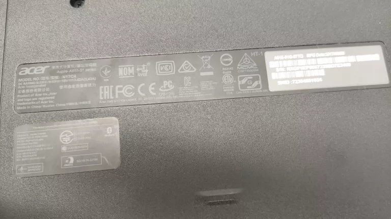 LAPTOP ACER ASPIRE 5 1TB I5 4GB WIN 10 + ZASILACZ
