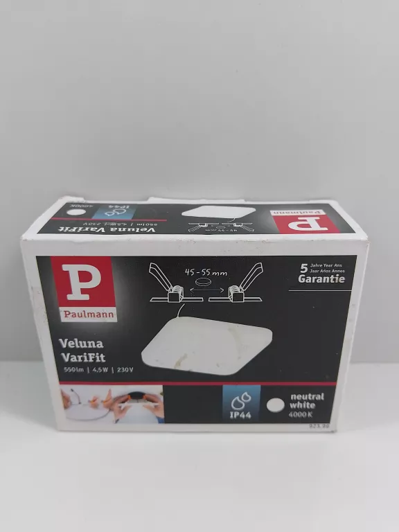 PAULMANN PLAFON BEZRAMKOWY VELUNA SQUARE VARIFIT LED 4,5W 923.96