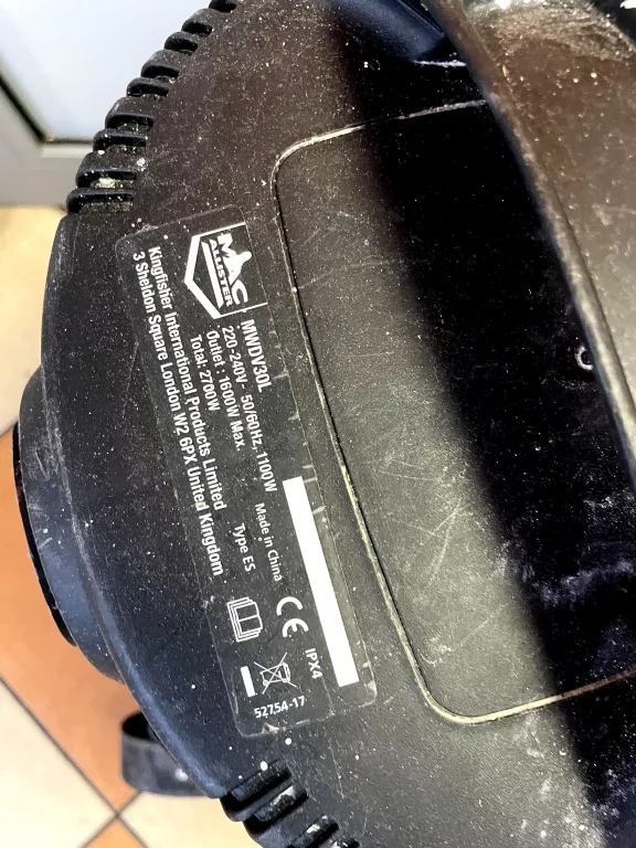 ODKURZACZ PRZEMYSŁOWY MACALLISTER MWDV30L 1100W