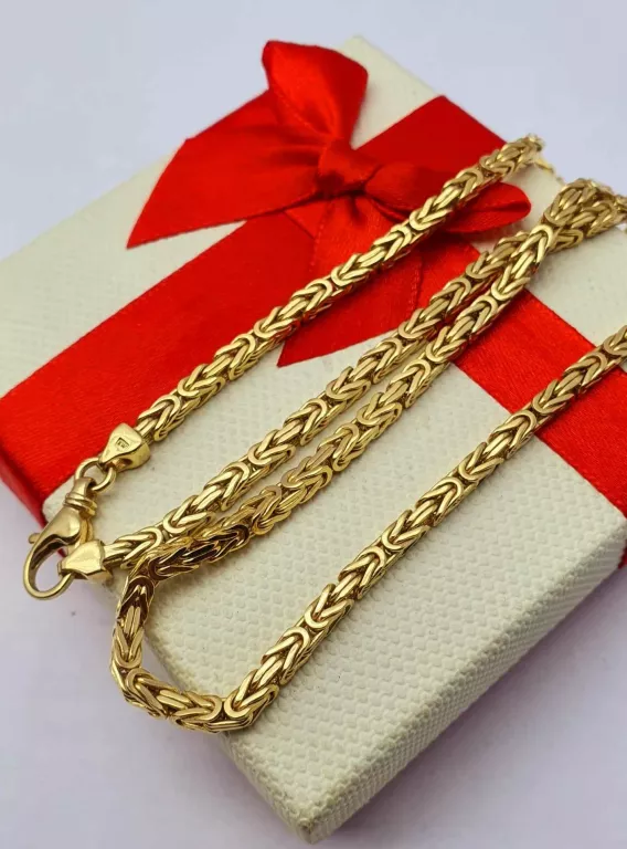 elegancki-zloty-lancuszek-splot-krolewski-585-47-g-58-cm-stan-11323-2