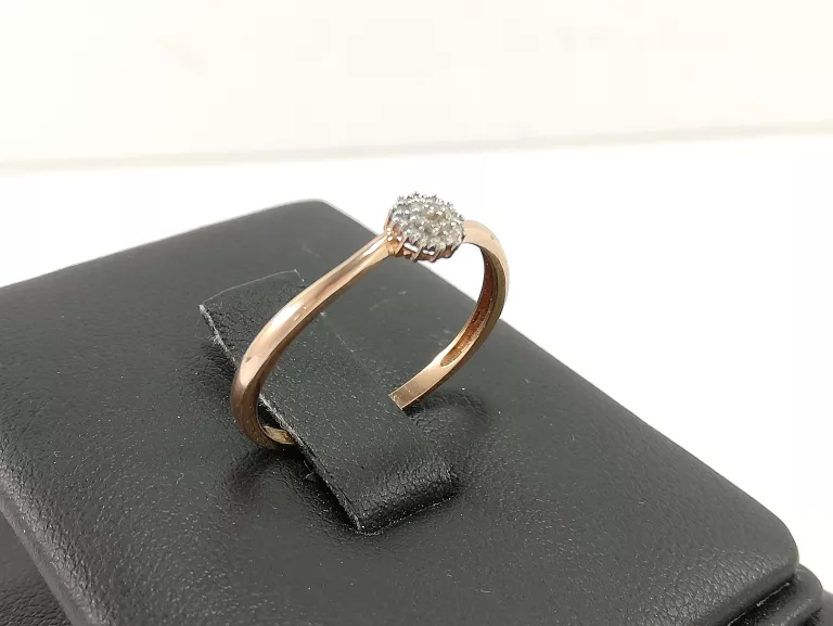 ZŁOTY PIERŚCIONEK Z BRYLANTEM 375 1,05G 0,06CT 16R