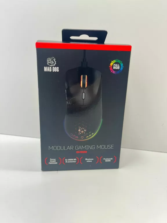 MYSZ MAD DOG GM800 CZARNY