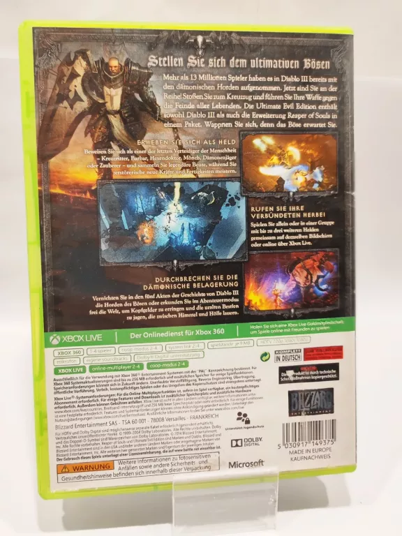 GRA NA XBOX 360 DIABLO 3 REAPER OF SOULS