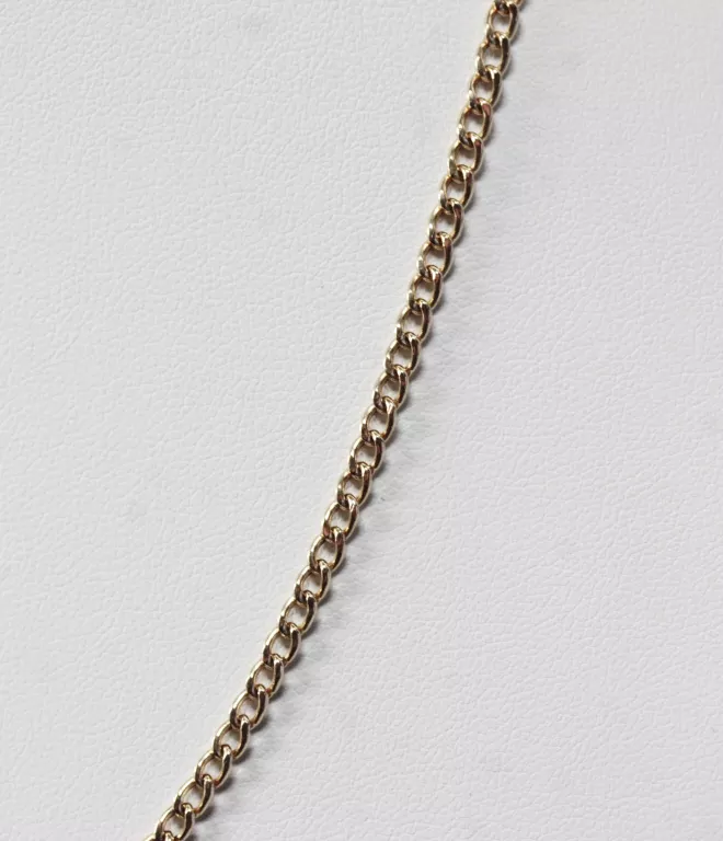 ZŁOTY ŁAŃCUSZEK PANCERKA 46CM 3,91G 585