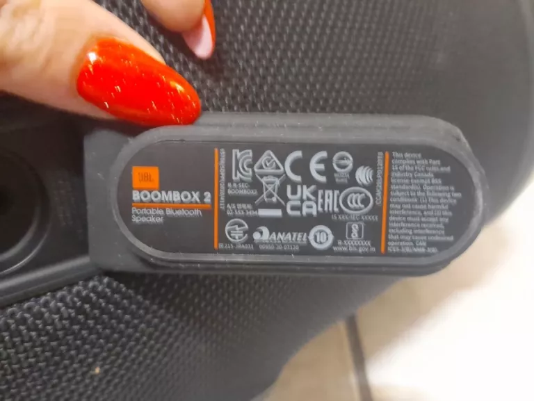 GŁOŚNIK PRZENOŚNY JBL BOOMBOX 2 CZARNY 80 W + ZASILACZ Głośniki