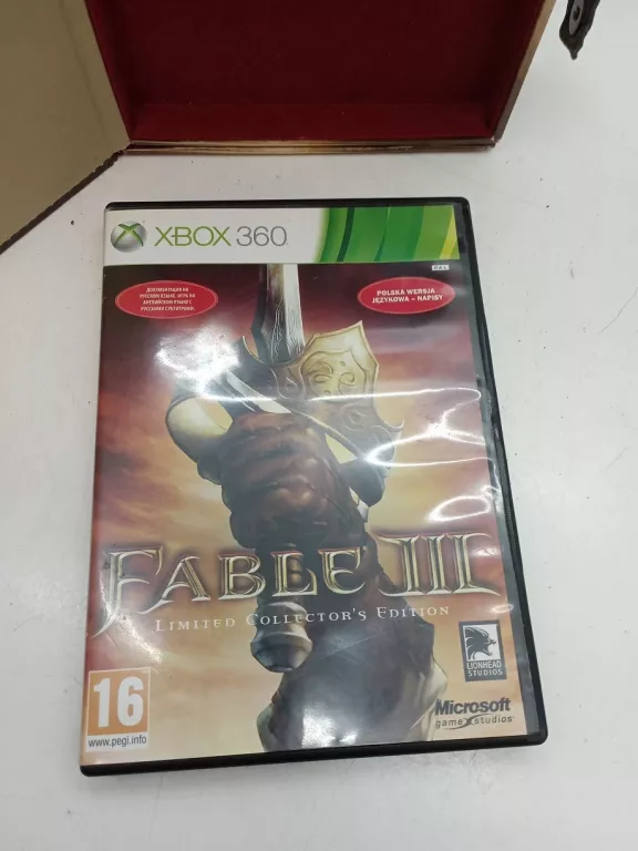 GRA NA XBOXA 360 FABLE III LIMITED COLLECTOR'S EDITION