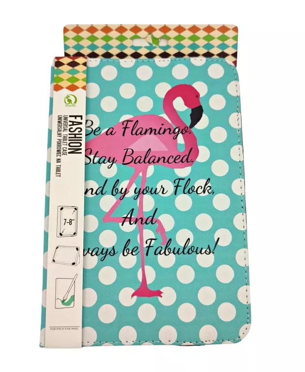 ETUI DO TABLETÓW 7-8" FLAMINGO AND DOTS