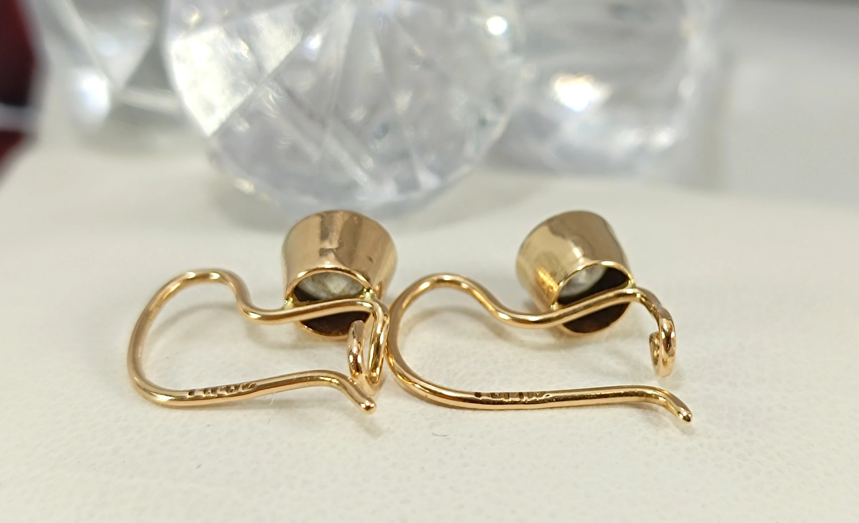 delikatne-zlote-kolczyki-bigiel-zamkniety-z-cyrkonia-585-136g-stan-11323-2