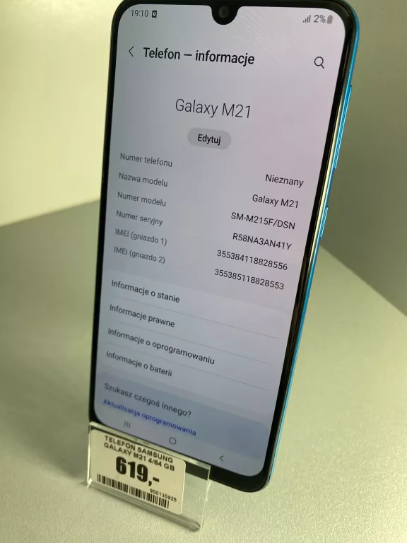 TELEFON SAMSUNG GALAXY M21 4/64 GB