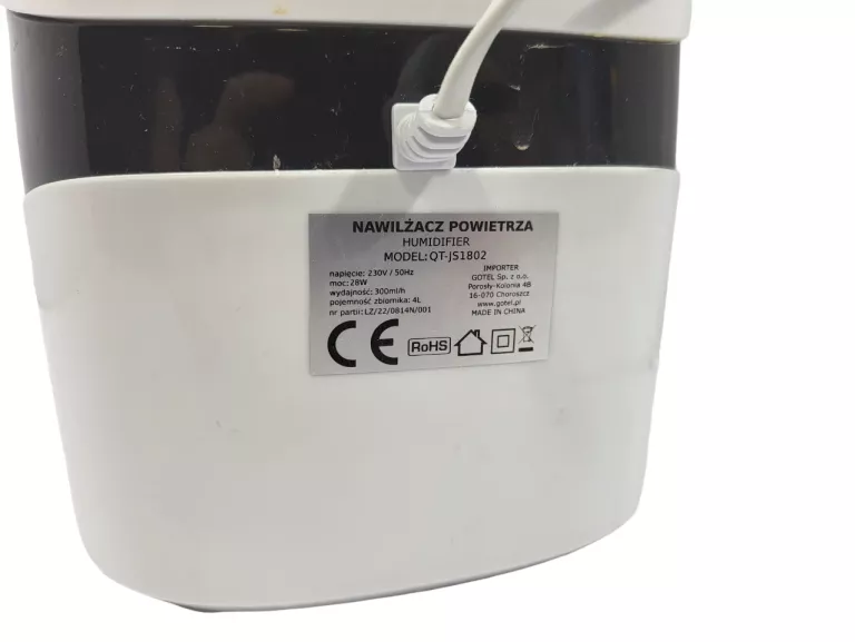 NAWILŻACZ ULTRADŹWIĘKOWY CARUZZO ULTRASONIC-MIST-JS1802 40 M3/H 28 W