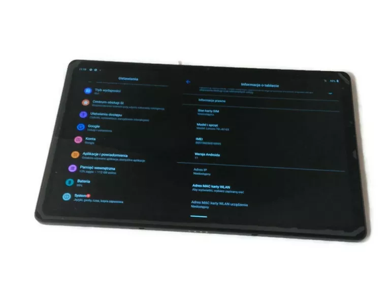 TABLET Z KLAWIATURĄ LENOVO TAB P11 PLUS 128/6 GB
