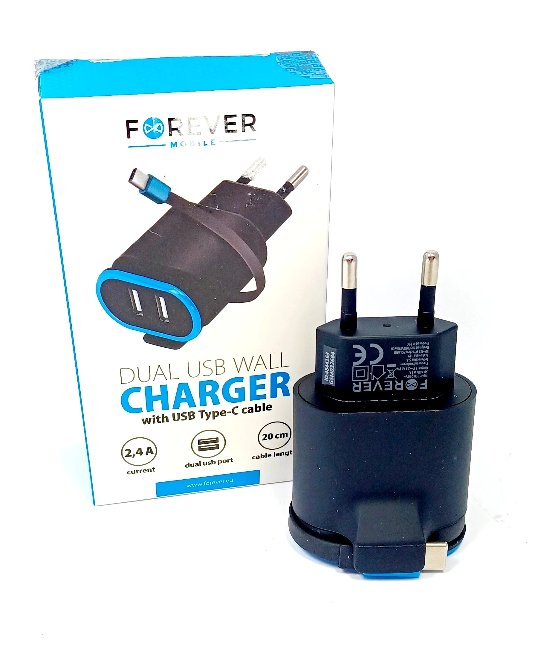 ladowarka-forever-usb-2a-kabel-type-c-wolnosci-2-nisko