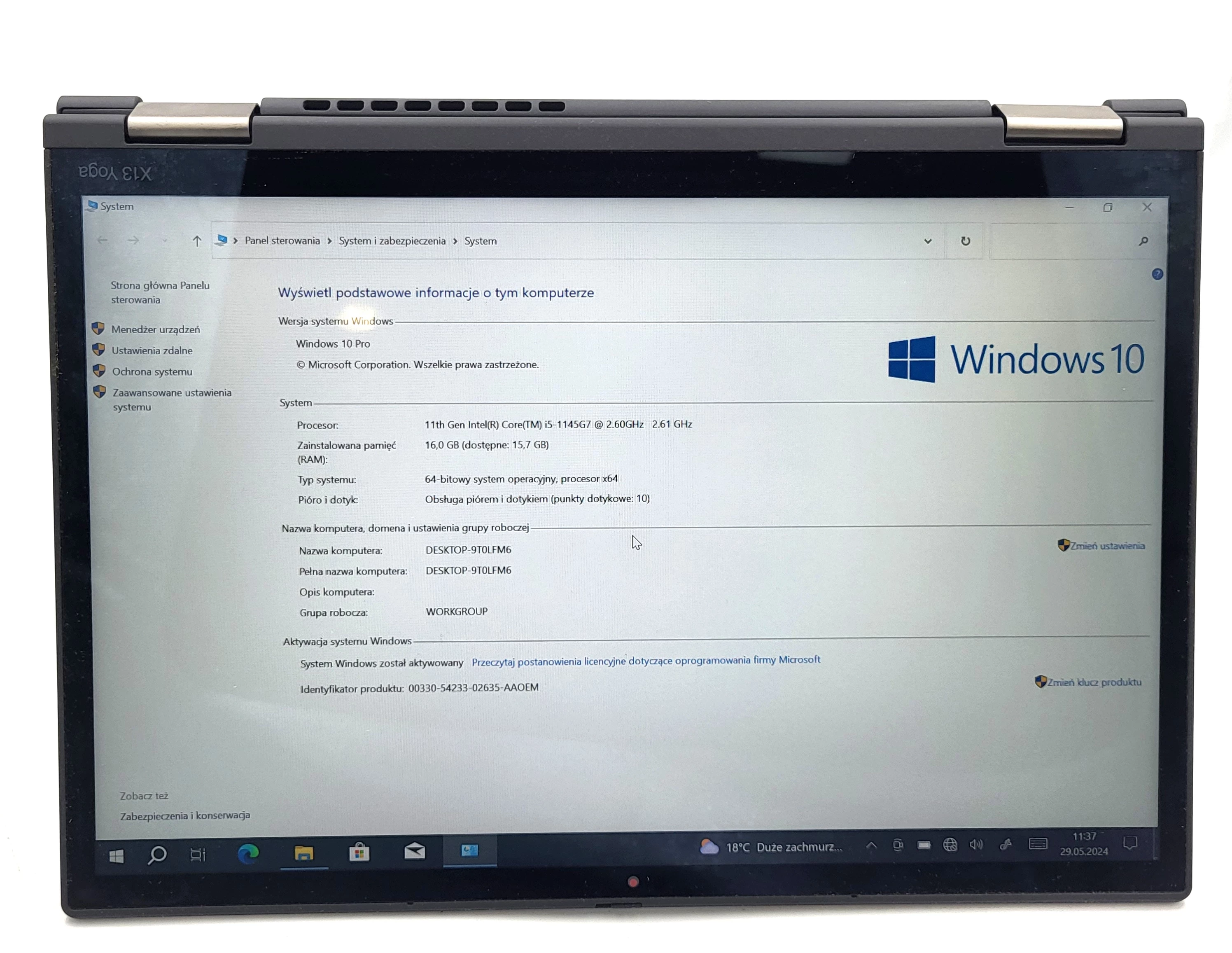 laptop-lenovo-thinkpad-x13-yoga-gen2-rozdzielczosc-px-1920-x-1200