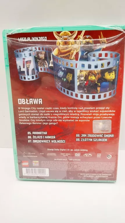 LEGO NINJAGO. OBŁAWA. CZĘŚĆ 1 PŁYTA DVD FOLIA