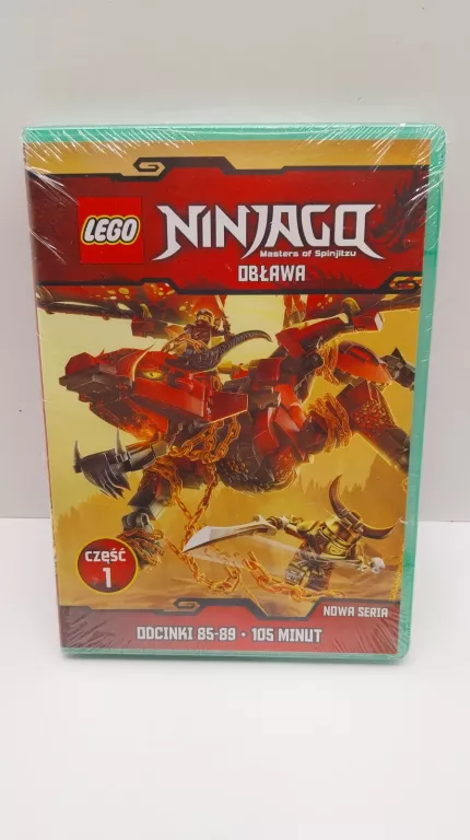 LEGO NINJAGO. OBŁAWA. CZĘŚĆ 1 PŁYTA DVD FOLIA