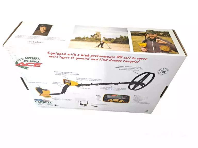 WYKRYWACZ GARRETT EURO ACE 350 - KOMPLET - GWARANCJA - IDEALNY STAN