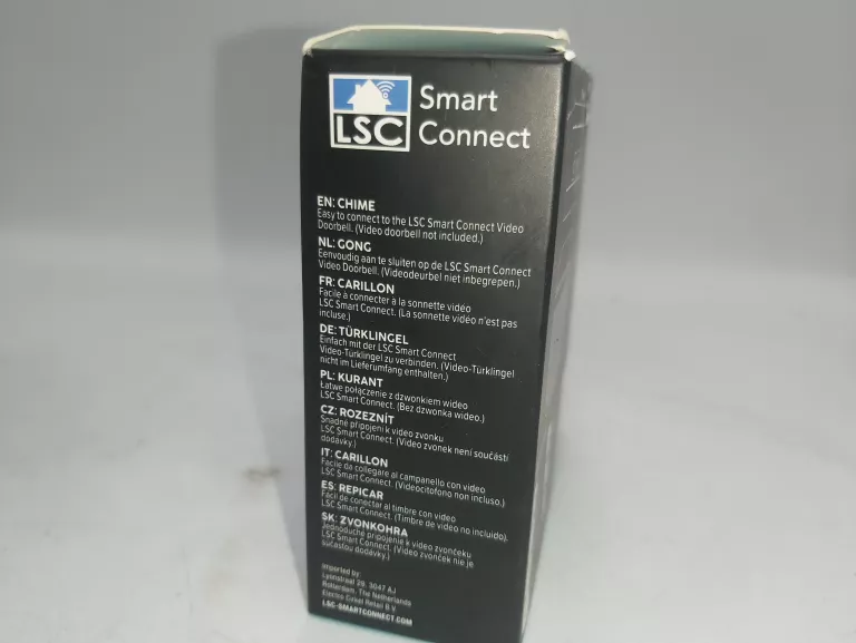 DZWONEK DO DRZWI GONG LSC SMART CONNECT CHIME CZARNY