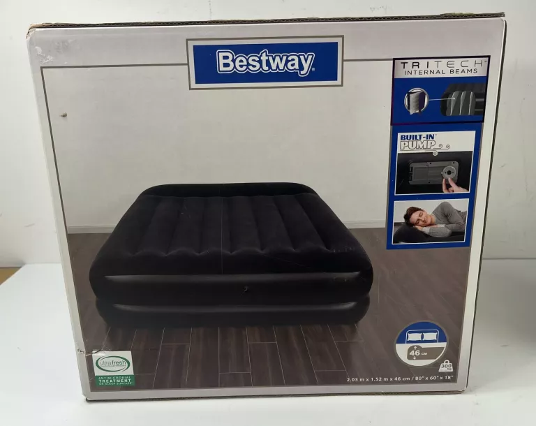 MATERAC DMUCHANY Z WBUDOWANĄ POMPKĄ BESTWAY 67403
