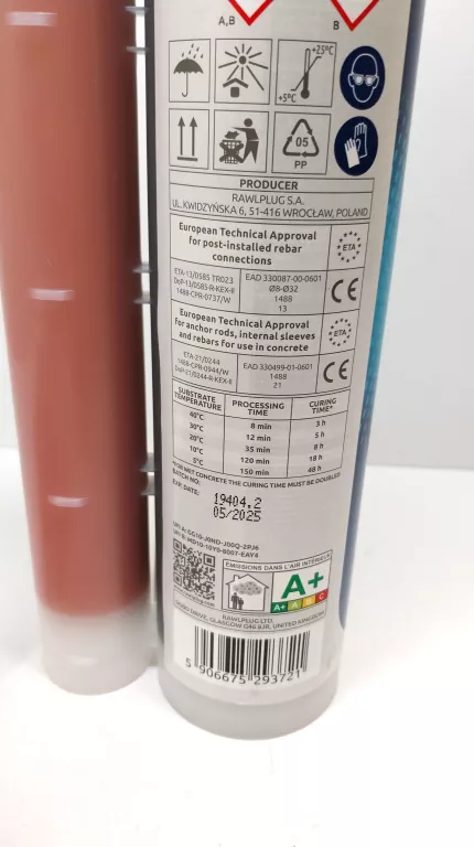 KOTWA WKLEJANA EPOKSYDOWA 3:1 R-KEX-II 600ML