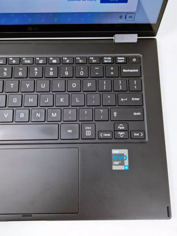LAPTOP 2 W 1 LG GRAM 14T90P 16 GB RAM 512 GB SSD I5 2,4 GHZ WIN 11 HOME