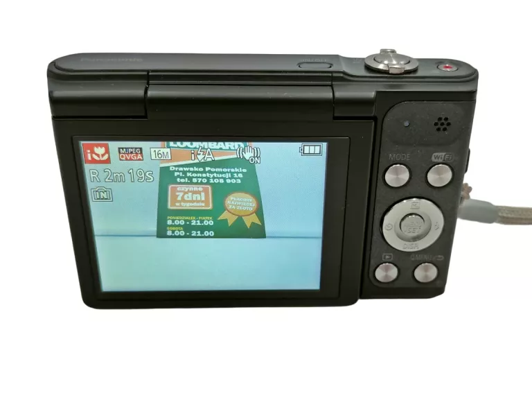 APARAT CYFROWY PANASONIC DMC-SZ10 ZOOM X12 24MM 2,7" 720P WIFI +POKROWIEC