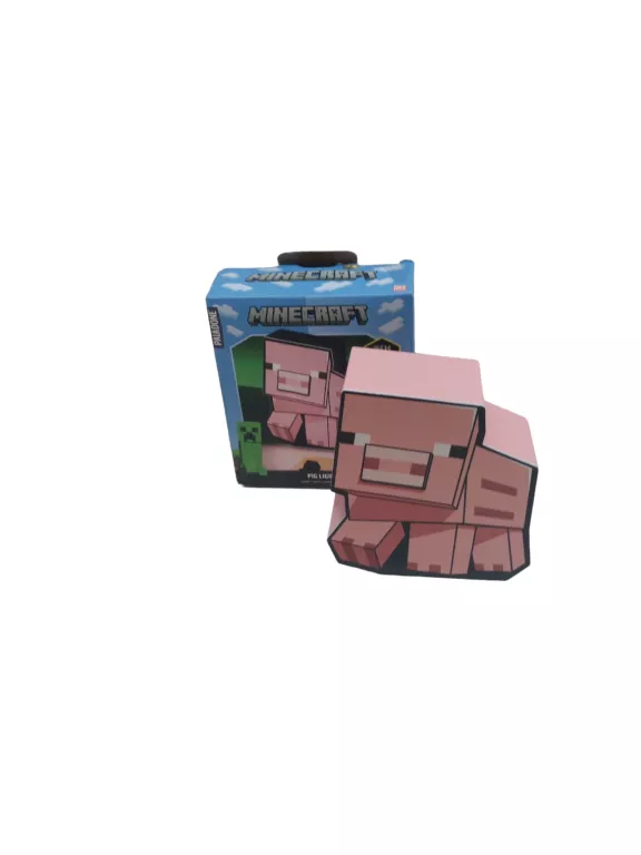 LAMPKA MINECRAFT ŚWINKA BOX 16 CM / PIG BOX LIGHT