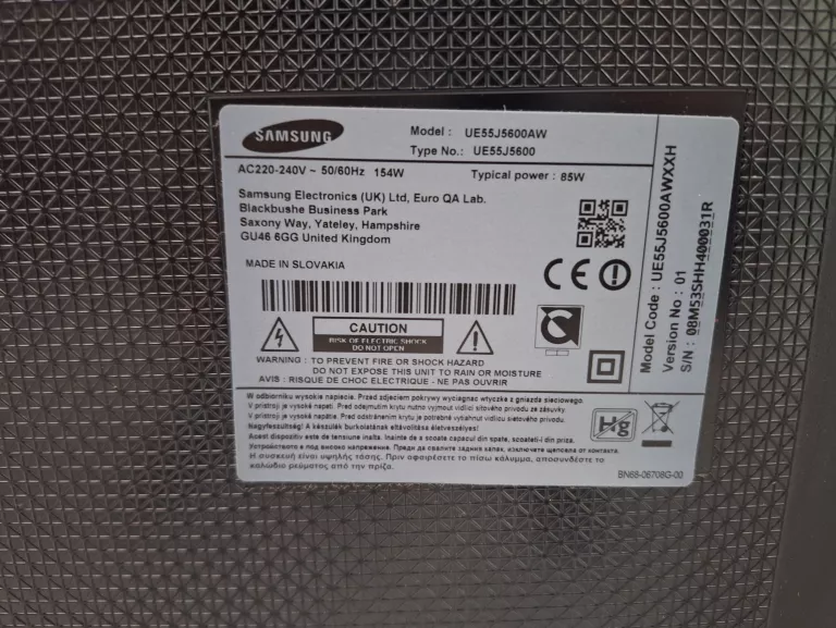 TELEWIZOR SAMSUNG SMART TV 55" UE55J5600 2 PILOTY INSTRUKCJA