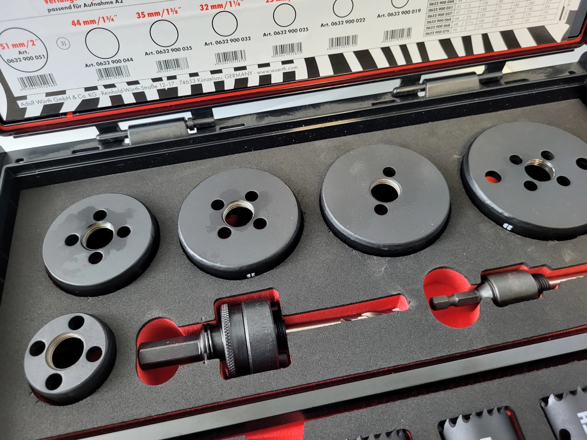 wurth-zestaw-otwornic-bimetalowych-19-76mm-pil-cylindrycznych-zebra-marka-wurth