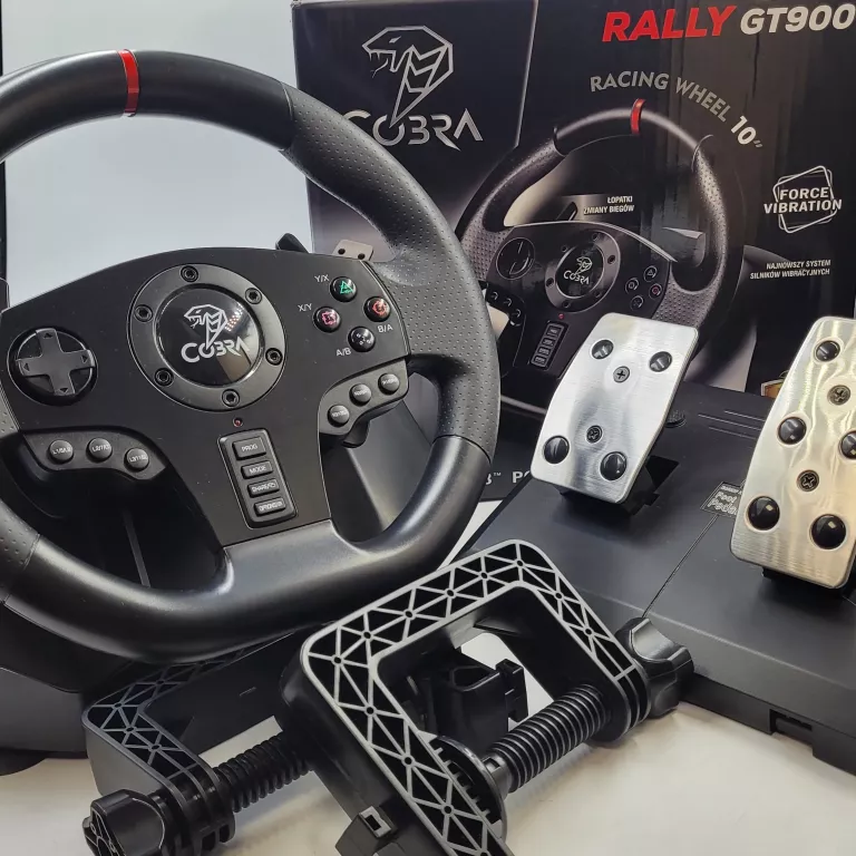 KIEROWNICA COBRA RALLY GT900 +PEDAŁY! POLECAM!