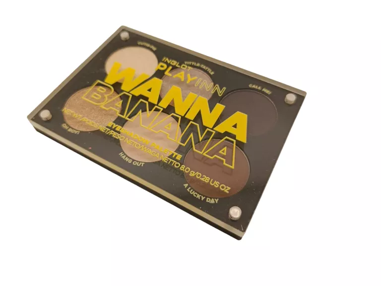 INGLOT PLAYINN PALETA CIENI DO POWIEK WANNA BANANA
