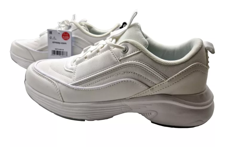 SNEAKERSY BIAŁE PÓŁBUTY SPORTOWE SINSAY ROZMIAR 39