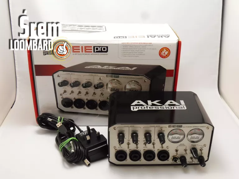 INTERFEJS AKAI EIE PRO, KOMPLET, BDB STAN!