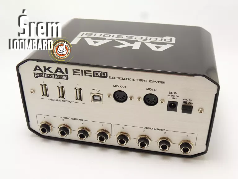 INTERFEJS AKAI EIE PRO, KOMPLET, BDB STAN!
