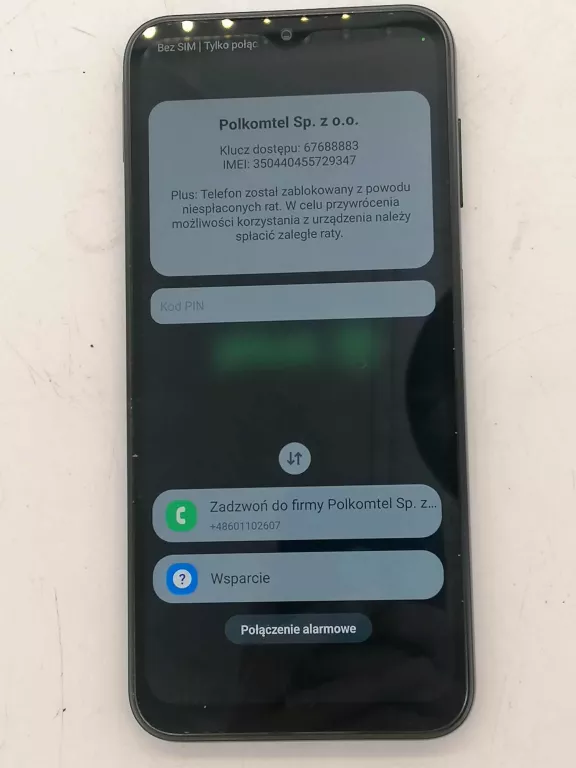 TELEFON SAMSUNG A14 KOMPLET BLOKADA OPERATORA PLUS!