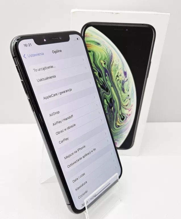 TELEFON IPHONE XS 64GB + ŁADOWARKA + PUDEŁKO
