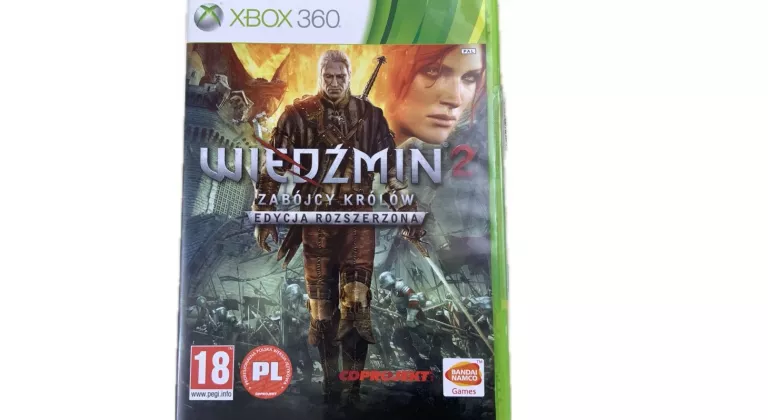 WIEDŹMIN 2 EDYCJA ROZSZERZONA PŁYTY IDEAŁ KOMPLET PL XBOX 360