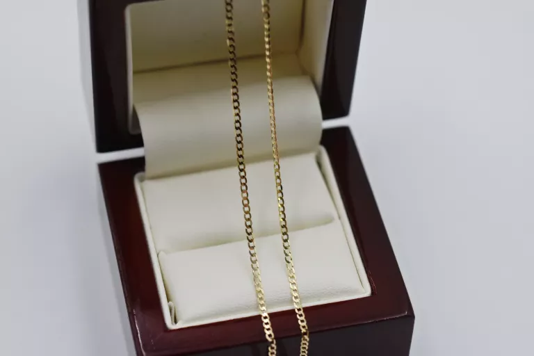 PIĘKNY ZŁOTY ŁAŃCUSZEK PANCERKA / 585 / 3,72G / 55CM