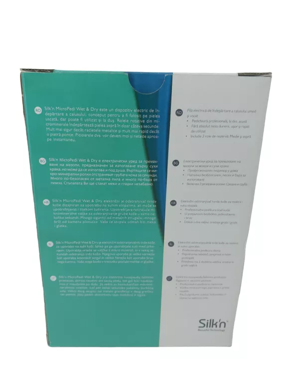 SILK´N ELEKTRYCZNY PILNIK DO STÓP PIĘT WODOODPORNY