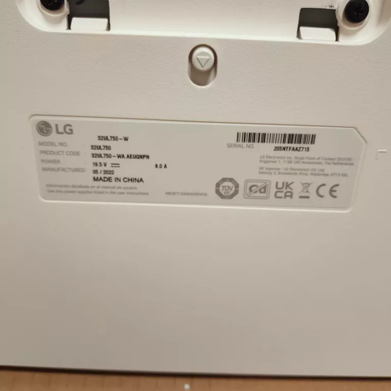 MONITOR LG 32UL750-W KOMPLET GWARANCJA