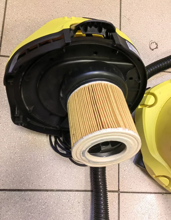 ODKURZACZ KARCHER WD3 BEZWORKOWY 1000W+RURA+KOŃCÓWKA