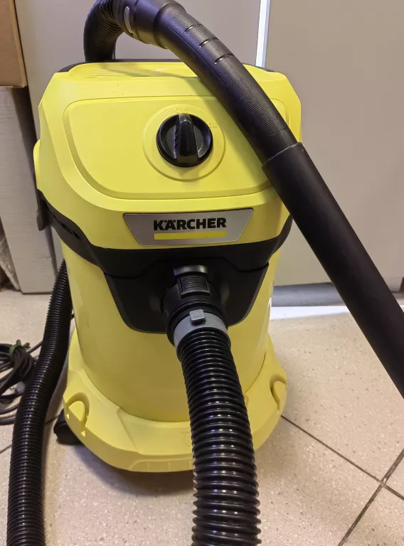 ODKURZACZ KARCHER WD3 BEZWORKOWY 1000W+RURA+KOŃCÓWKA