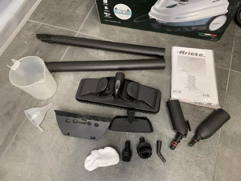 MYJKA PAROWA ARIETE XVAPOR DELUXE 4146 KOMPLET