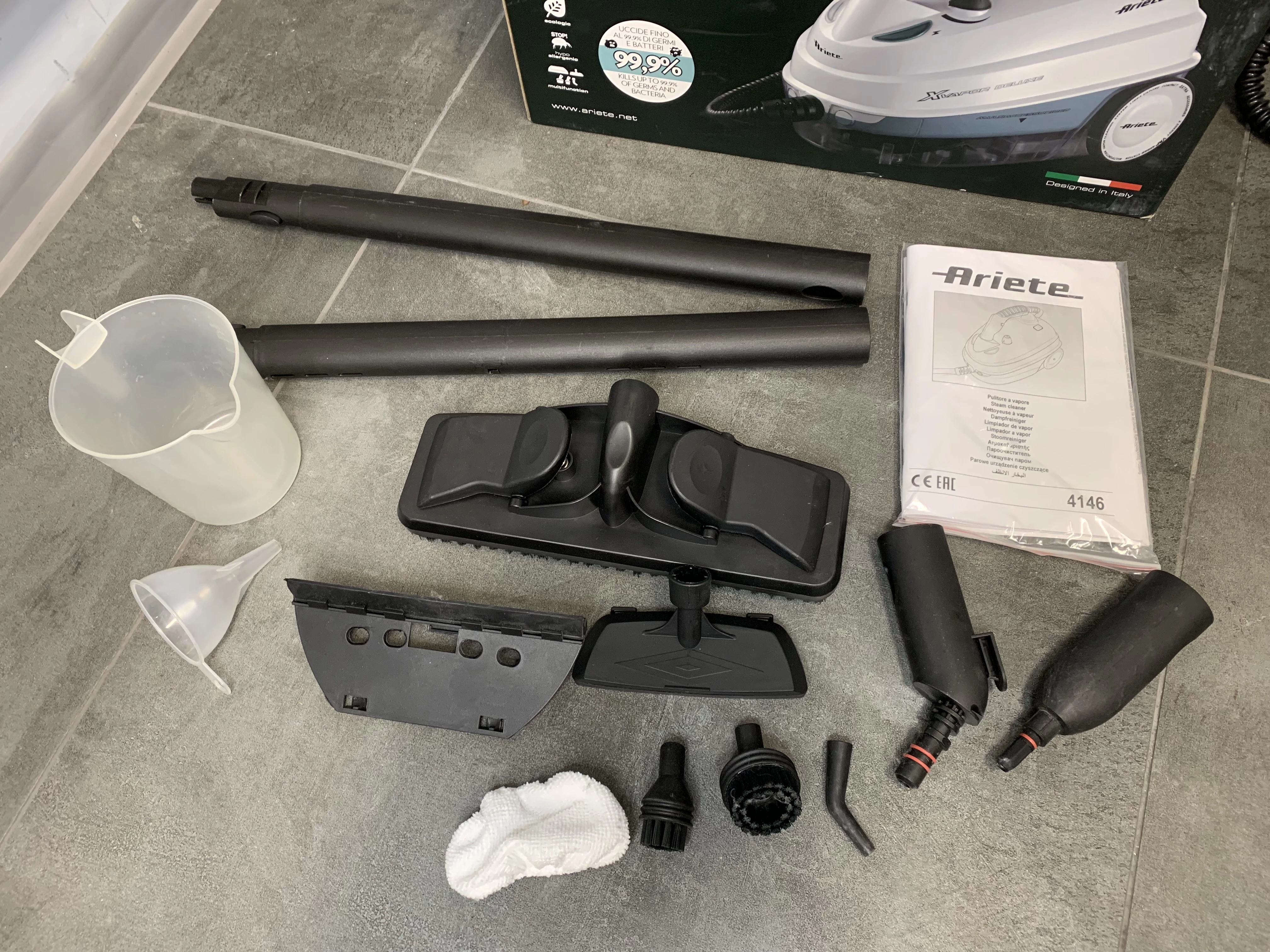 myjka-parowa-ariete-xvapor-deluxe-4146-komplet-stan-uzywany