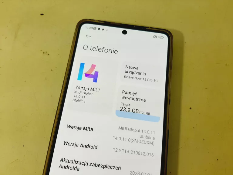 XIAOMI REDMI NOTE 12 PRO 5G / GWARANCJA SKLEP