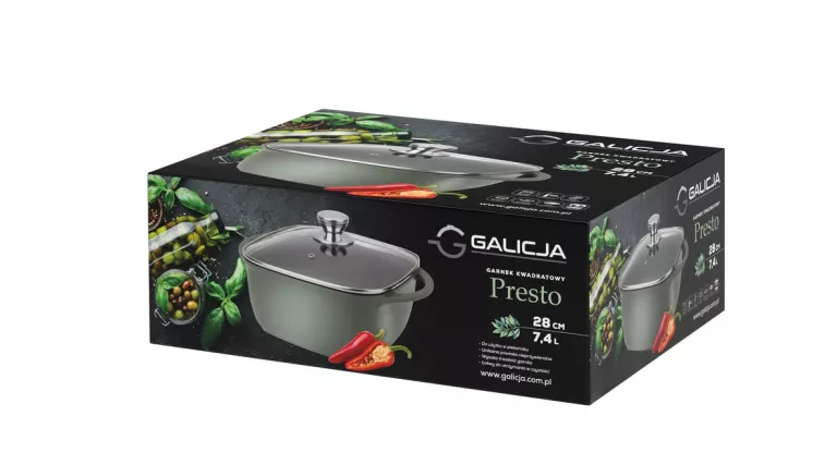 garnek-kwadratowy-presto-28-cm-74-l-25930-galicja-stan-uzywany