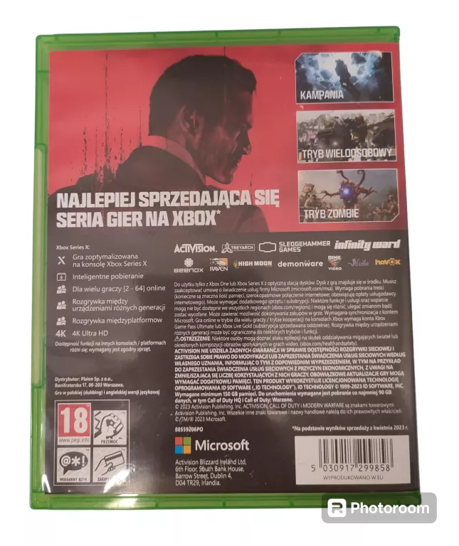 GRA NA XBOX ONE CALL OF DUTY MODERN WARFARE III